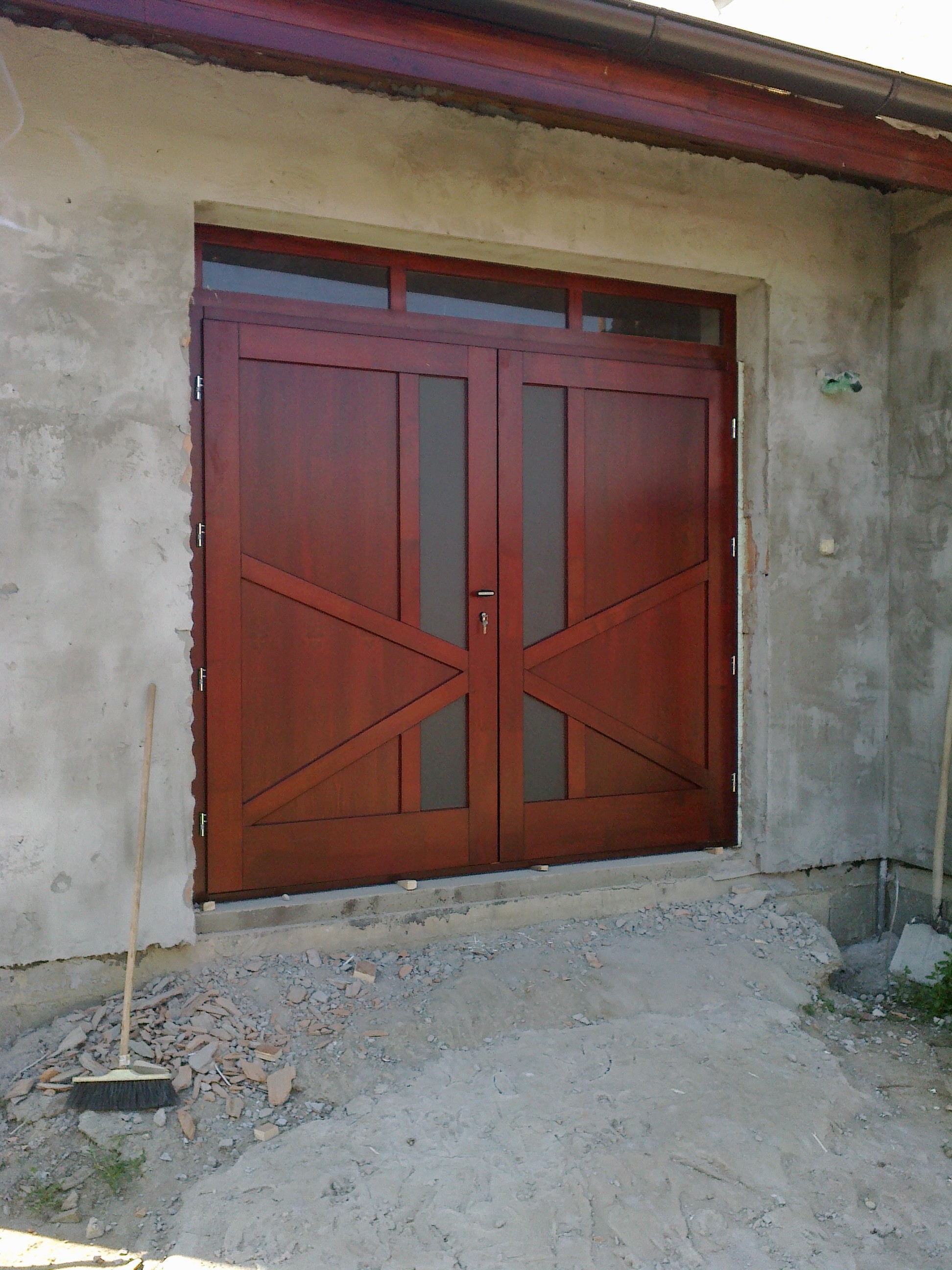 Garážové dvere smrekové, hr. 4,2 cm