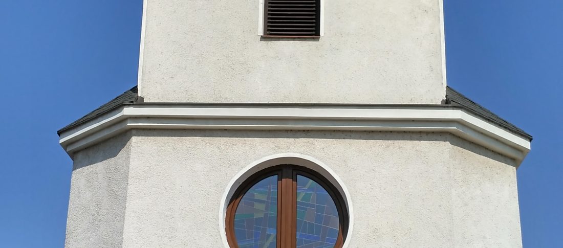 Vchodové dvere dvojkrídlové na Evanjelický kostol v Galante